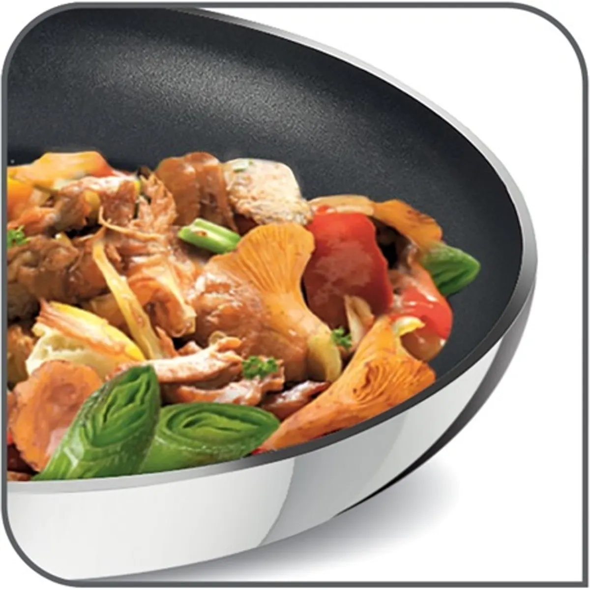 Tefal B9220404 Cook Eat Serpenyő 24 cm Titán bevonat Indukció kompatibilis Thermo-Signal PFOA mentes #5
