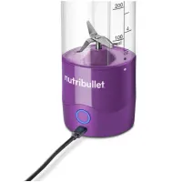 Nutribullet NBP003.PU Turmixgép 475ml USB-C töltés hordozható 4pontos rozsdamentes acél penge Tritan pohár #6