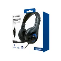 Nacon PS5HEADSETV1 játékfejhallgató fekete 40mm membrán PS5 és PS4 kompatibilis, 3,5 mm jack, 120 cm kábel, állítható mikrofon #4