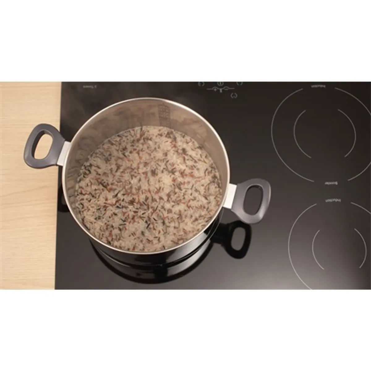 Tefal G7124645 Daily Cook nyeles lábas 24 cm 4,5 L rozsdamentes acél üvegfedő indukciós sütőben 175 C mosogatógépben mosható #1