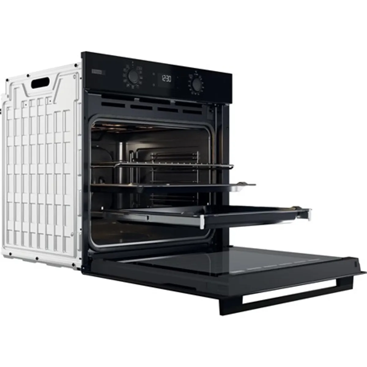 Whirlpool OMSK58RU1SB beépíthető sütő gőz funkcióval, 71 L, digitális kijelző, süllyeszthető kezelőgombok, sütősín #4