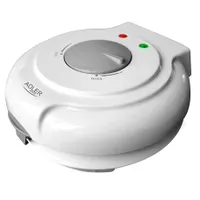 Adler AD3038 ostyasütő fehér 1500W 18 cm sütőlap tapadásmentes felület hőmérsékletszabályozás