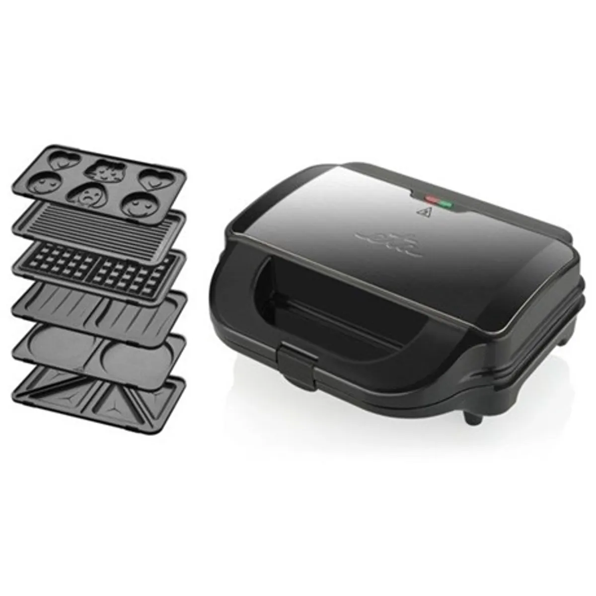 Eta 515190000 SORENTO PLUS 6 az 1-ben szendvicssütő rozsdamentes acél, 6 lap, tapadásmentes, 900 W #1