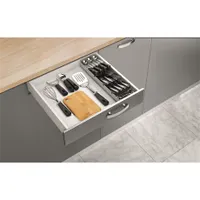 Metaltex MX363220 Uni-Fit evőeszköztartó állítható hossz 40-49 cm tárolókapacitás 90 db szürke garancia 3 év #2
