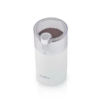 Nedis KACG200CWT Kávédaráló átlátszó fedél rozsdamentes acél őrlőkés 70 g kapacitás fehér ABS 150 W 220-240 V #6