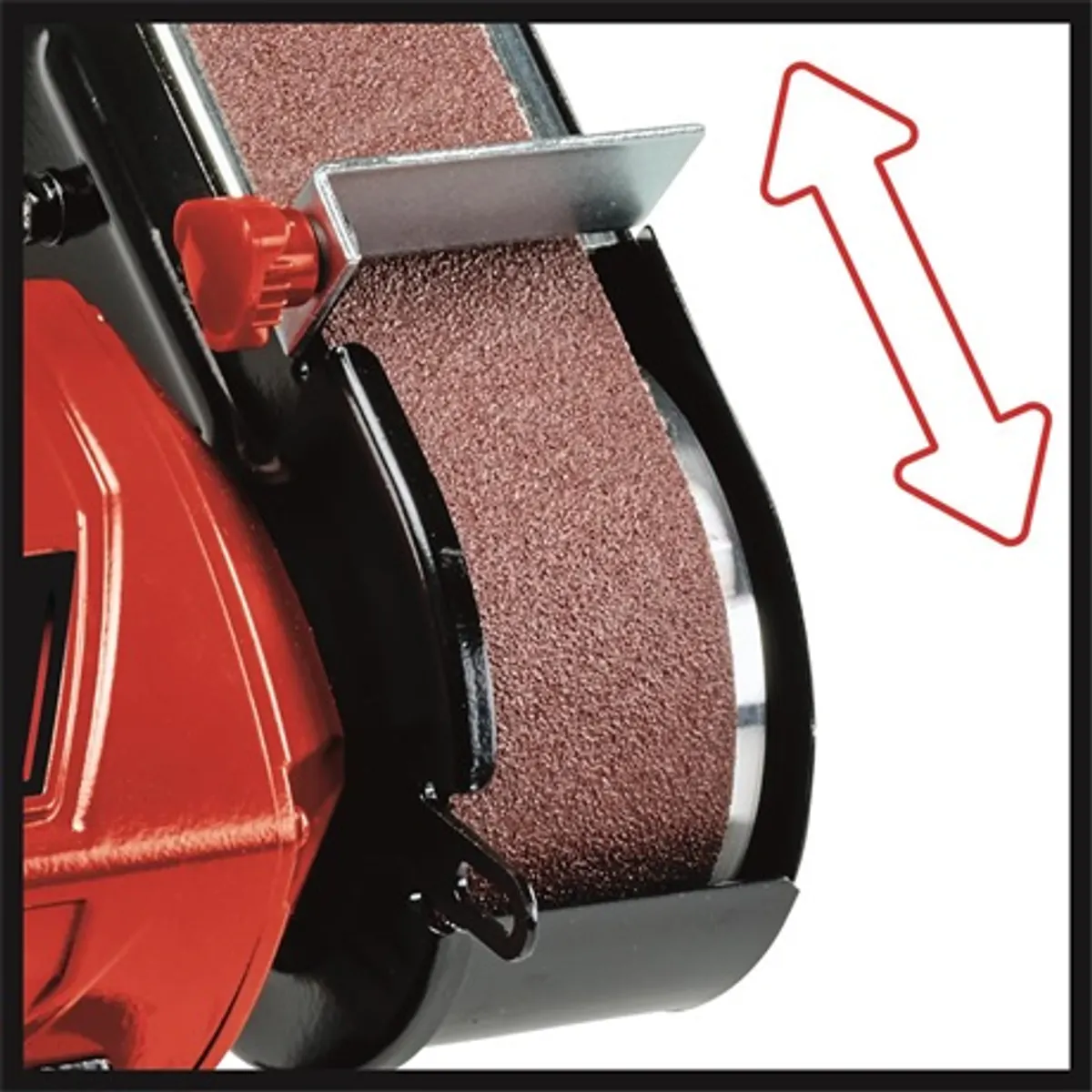Einhell TC-US 350 asztali szalagcsiszoló 350 W 2980 min-1 686x50 mm szalag 80 szemcsefinomság 150x32 mm korong 36 szemcsefinomság #2