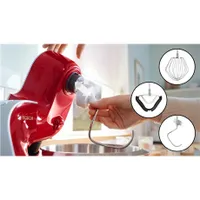 Bosch MUM5X720 MUM5 3,9 L nemesacél tál, beépített mérleg, 1000 W, 7 fokozat és pulzus, tartozéktároló #5