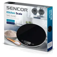 Sencor SKS 5330 mérleg 5 kg tara funkció 4 szenzor érintős LCD edzett üveg #5