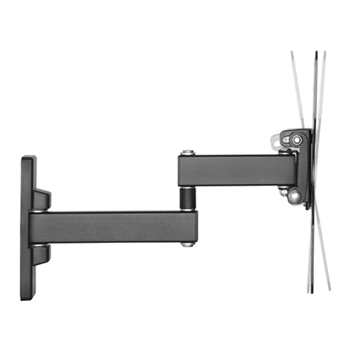 Stell SHO 4530 fali konzol kihúzható 23-42" teherbírás 15 kg dőlés 10° elforgatás 90° VESA 75x75 100x100 200x100 200x200 fekete #3