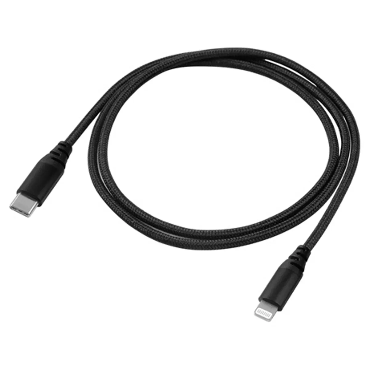 Yenkee YCU 631 BK Adatkábel USB-C Lightning töltő- és adatkábel MFi tanúsított 1 m fekete #1