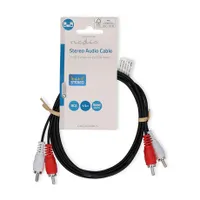 Nedis CAGL24200BK15 sztereo audio kábel 2 x RCA dugó 1,5 m #3