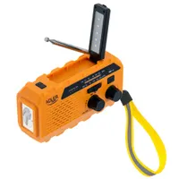 Adler AD1197 napelemes készülék FM/AM vevő USB töltés dinamó töltés SOS 3,5 mm jack #2