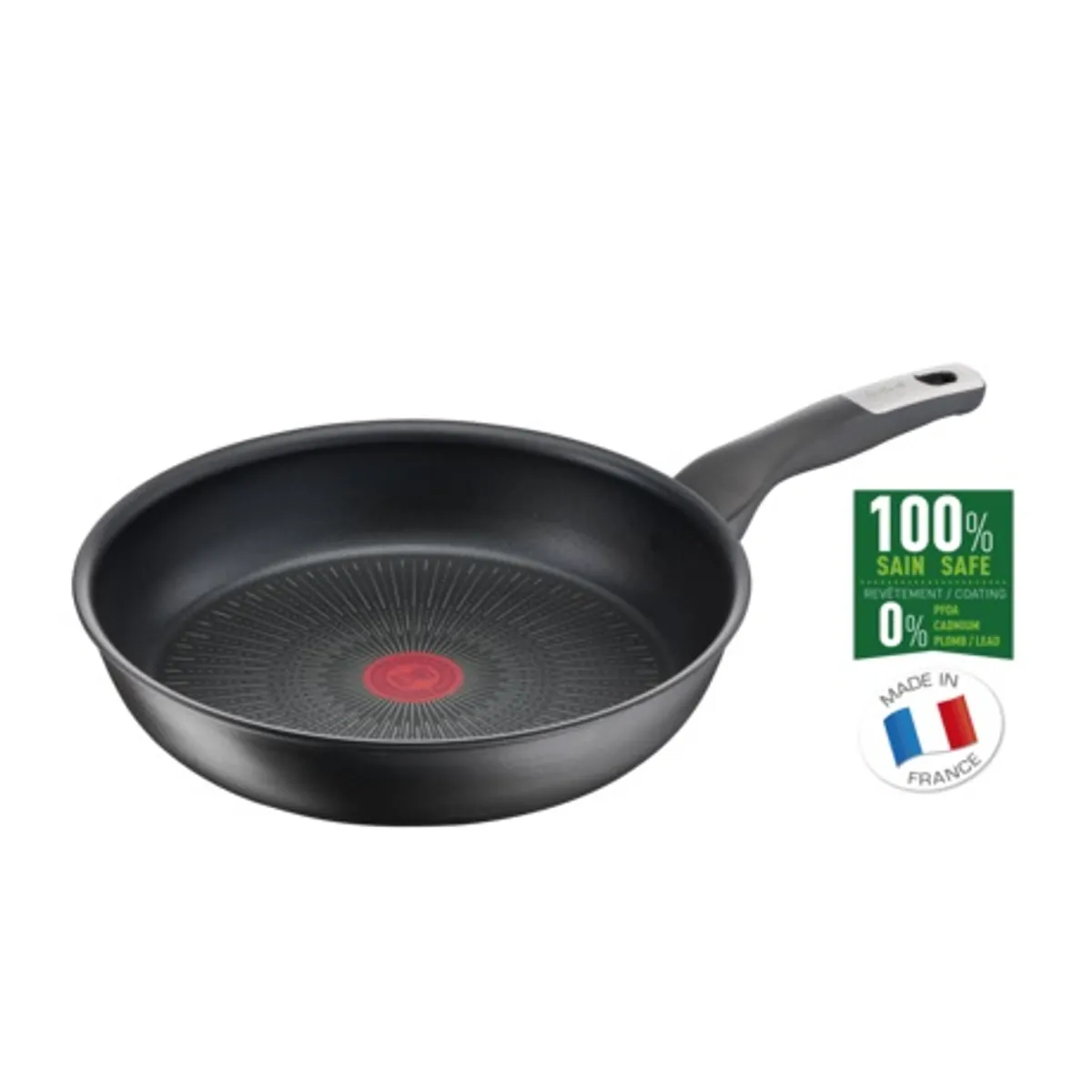 Tefal G2550572 Unlimited serpenyő 26 cm alumínium titán belső bevonat Thermo-signal max 175C mosogatógépben tisztítható #1