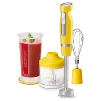 Sencor SHB 4466YL-EUE3 botmixer szett 1000 W 6 titán pengék 700 ml-es mixelő edény fedéllel 500 ml-es aprítóedény turbo #1