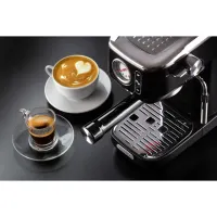Ariete 1381.BK Moderna Slim eszpresszó 15 bar nyomás 1.3 kW 14 cm széles E.S.E. pod kompatibilis maxi cappuccino eszköz gőz automata kikapcsolás fekete #8