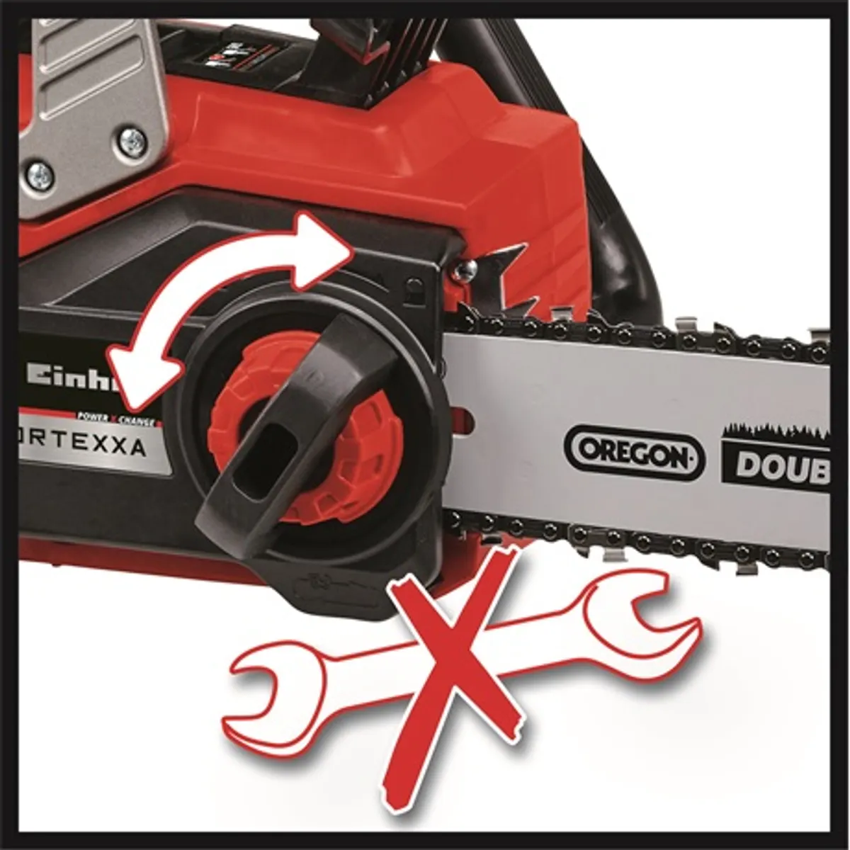 Einhell FORTEXXA 18/30 - SOLO Láncfűrész akkus 300 mm kard 160 ml olajtartály #3