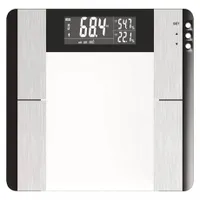 Emos EV104 EV104 150 kg, 100 g, BMI; automatikus kikapcsolás 35 s; háttérvilágítású LCD; edzett üveg; memória 10 fő; 2x AAA #1