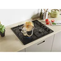 Candy CHW6LBB beépíthető gáz főzőlap 4 zóna fekete 60 cm gyújtás #3