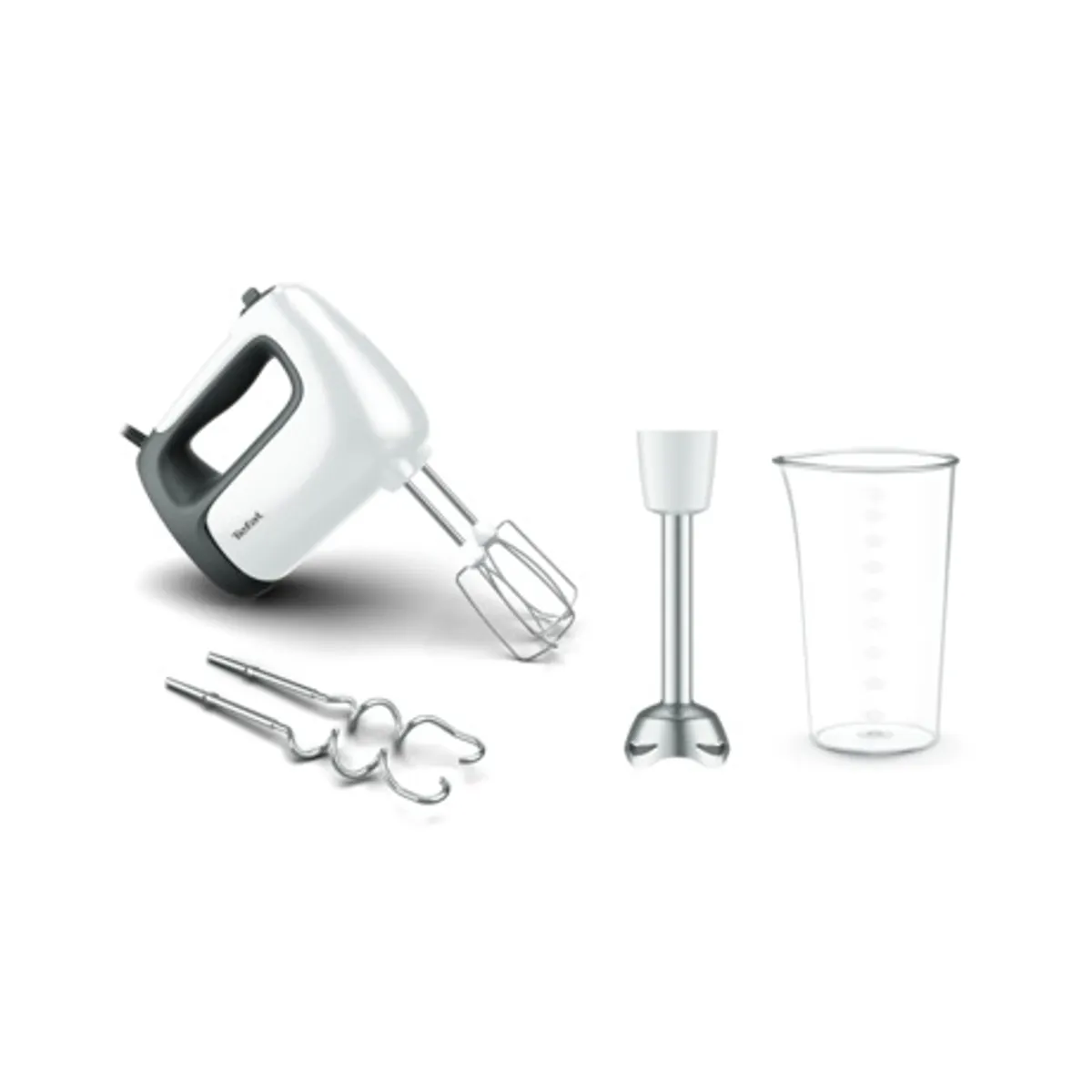 Tefal HT462138 Prep'Mix kézi mixer 500 W 5 sebességfokozat turbó fehér #2
