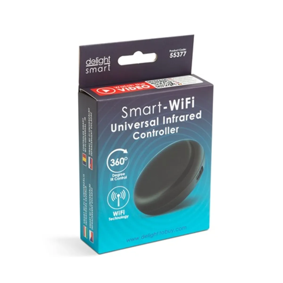 Delight Smart 55377 univerzális infravörös vezérlő wifi 360° IR kompatibilis Alexa Google Home IFTTT #3