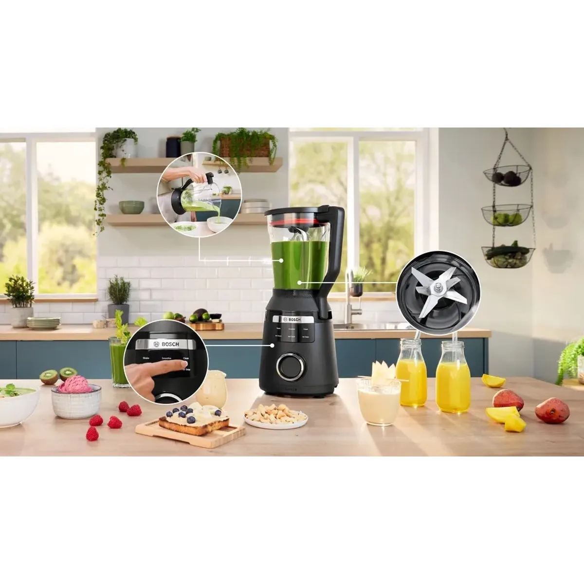 Bosch MMB6652B VitaPower Serie4 Tritan kancsó 3,0 L max, 2,0 L használható 1800 W ProSpeed 6 pengés #2