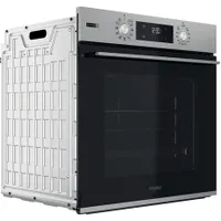 Whirlpool OMSK58HU1SX Beépíthető sütő inox A energiaosztály gőz funkció hidrolitikus tisztítás digitális kijelző teleszkópos sín 71 l 59,5x59,5x55,1 cm #3