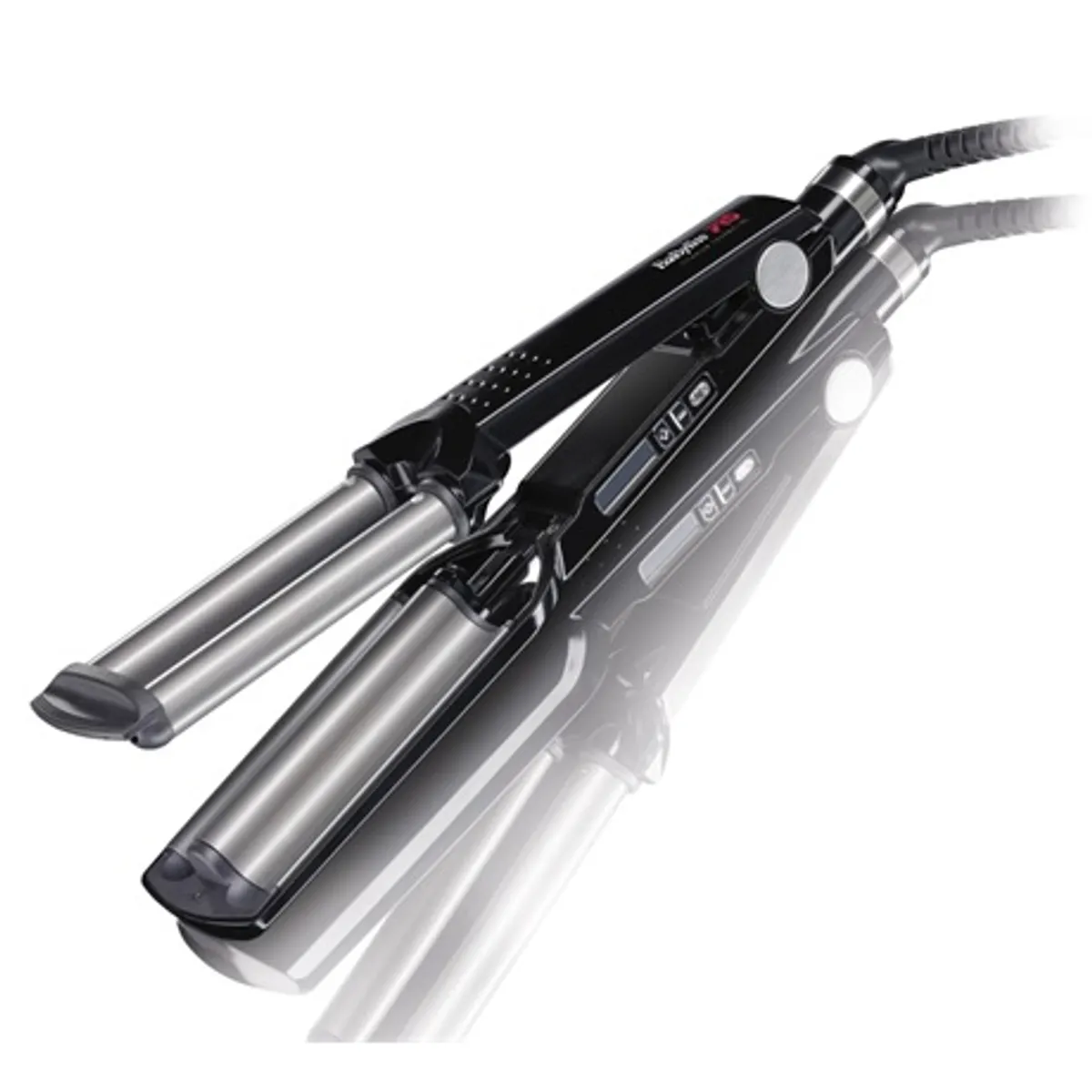 BaByliss Pro BP2369TTE titánium-turmalin kerámia bevonat 19 mm 210C 5 fokozat 1 s felmelegítés 79 W analóg forgatható kábel ion technológia #1