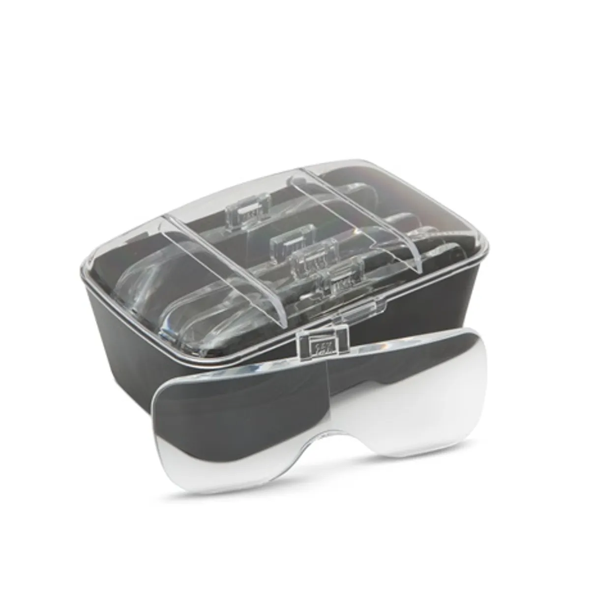 Handy 10792 fejpántos nagyító LED világítással 1.2x 1.5x 2x 2.5x 3.5x lencse szett, állítható fejpánt 250-450 mm, 2 LED, 15 lm, DC 4,5V 3x AAA elem #6
