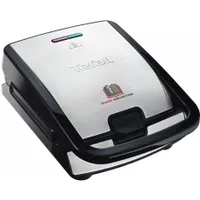 Tefal SW854D16 Snack Collection 4 az 1-ben rozsdamentes acél ház kivehető sütőlapok hőfokszabályzó 700 W