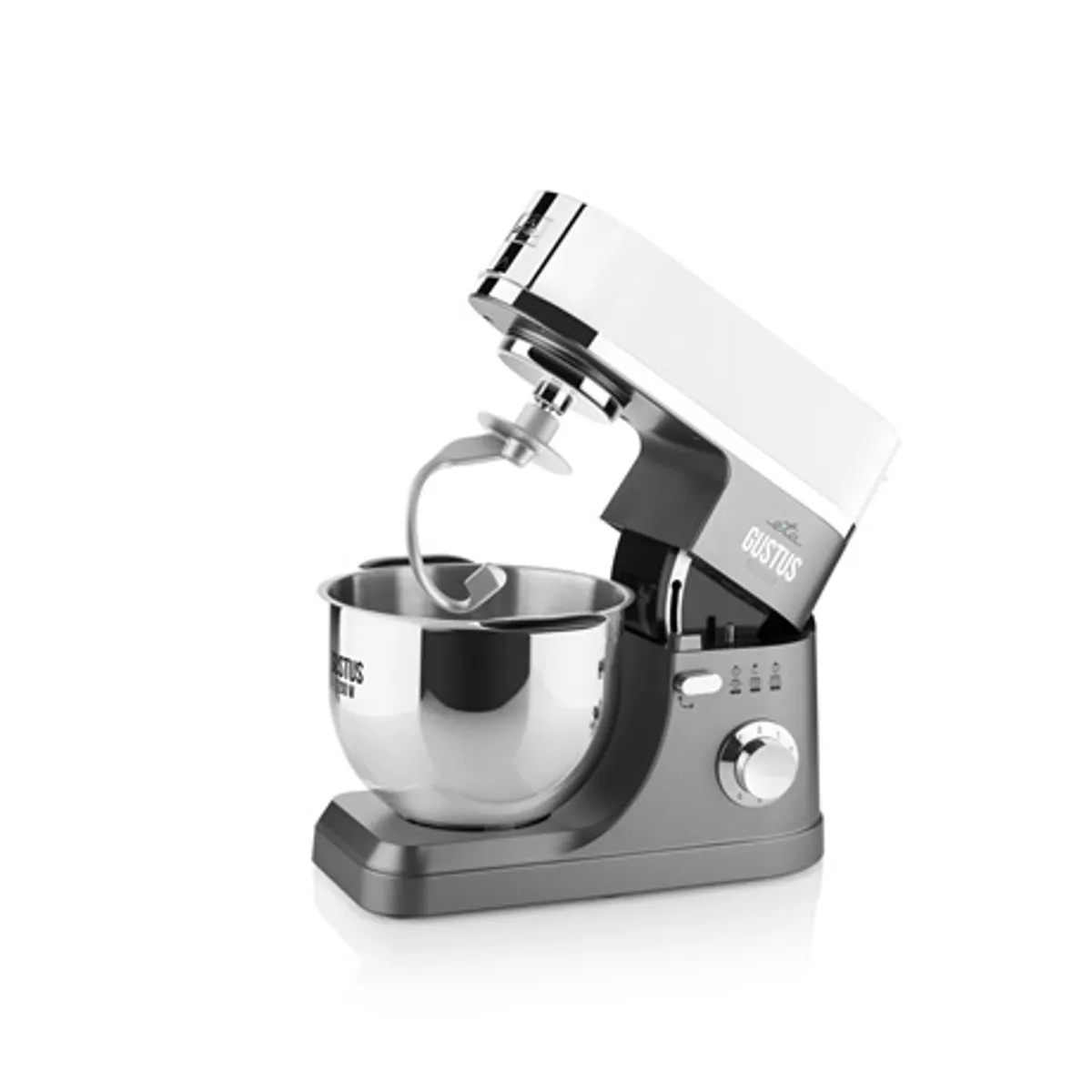 Eta 412890010 robotgép 5,5 l rozsdamentes edény 1200 W planetáris keverőrendszer habverő dagasztó horog #7