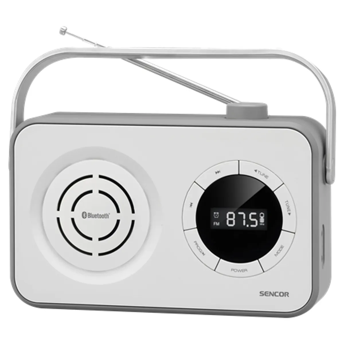 Sencor SRD 3200 W Táskarádió bluetooth 4.0 1,2 w rms 3" hangszóró fm 87,5-108 MHz 50 programhely usb micro sd aux-in aux-out #1