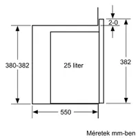 Bosch BFL554MB0 beépíthető mikrohullámú sütő 25 l 900 W AutoPilot 7 fekete #7