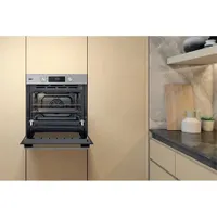 Whirlpool OMSK58RU1SX beépíthető sütő gőz funkcióval, pirolitikus és hidrolitikus tisztítás, inox, 71 l 59,5x59,5x55,1 cm #6