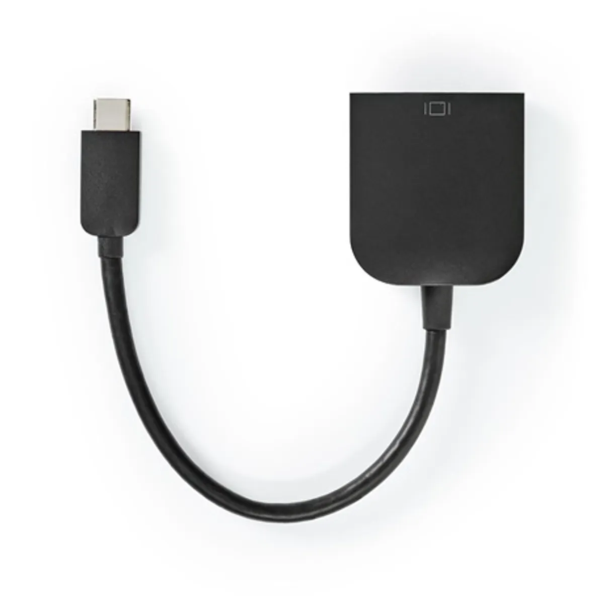 Nedis CCGP64852BK02 USB-C to VGA adapter kábel 0.20 m fekete 1920x1200@60Hz #1