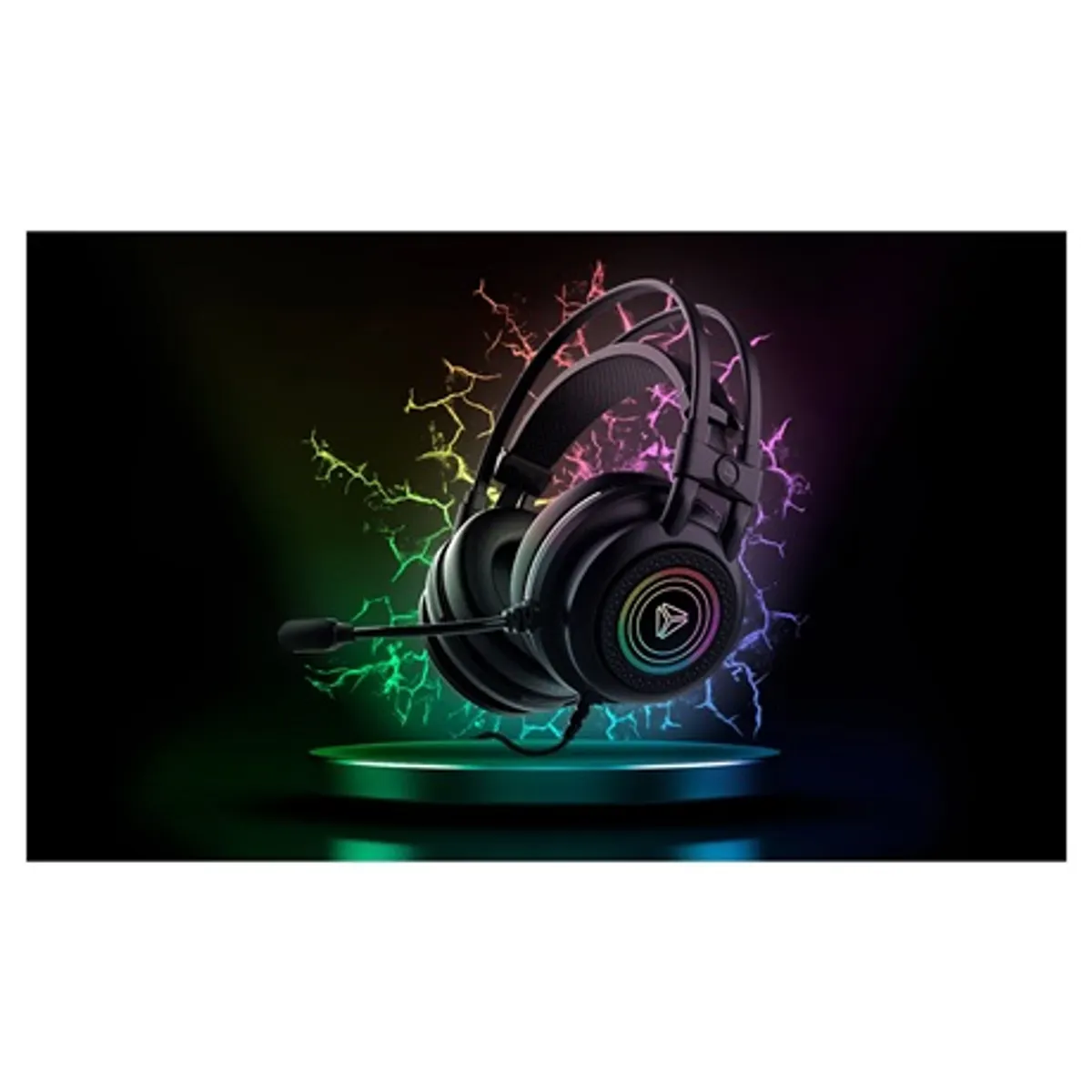 Yenkee YHP 3035 SHADOW Gamer fejhallgató 7.1 térhatású basszusrezgés LED háttérvilágítás USB mikrofonos #6