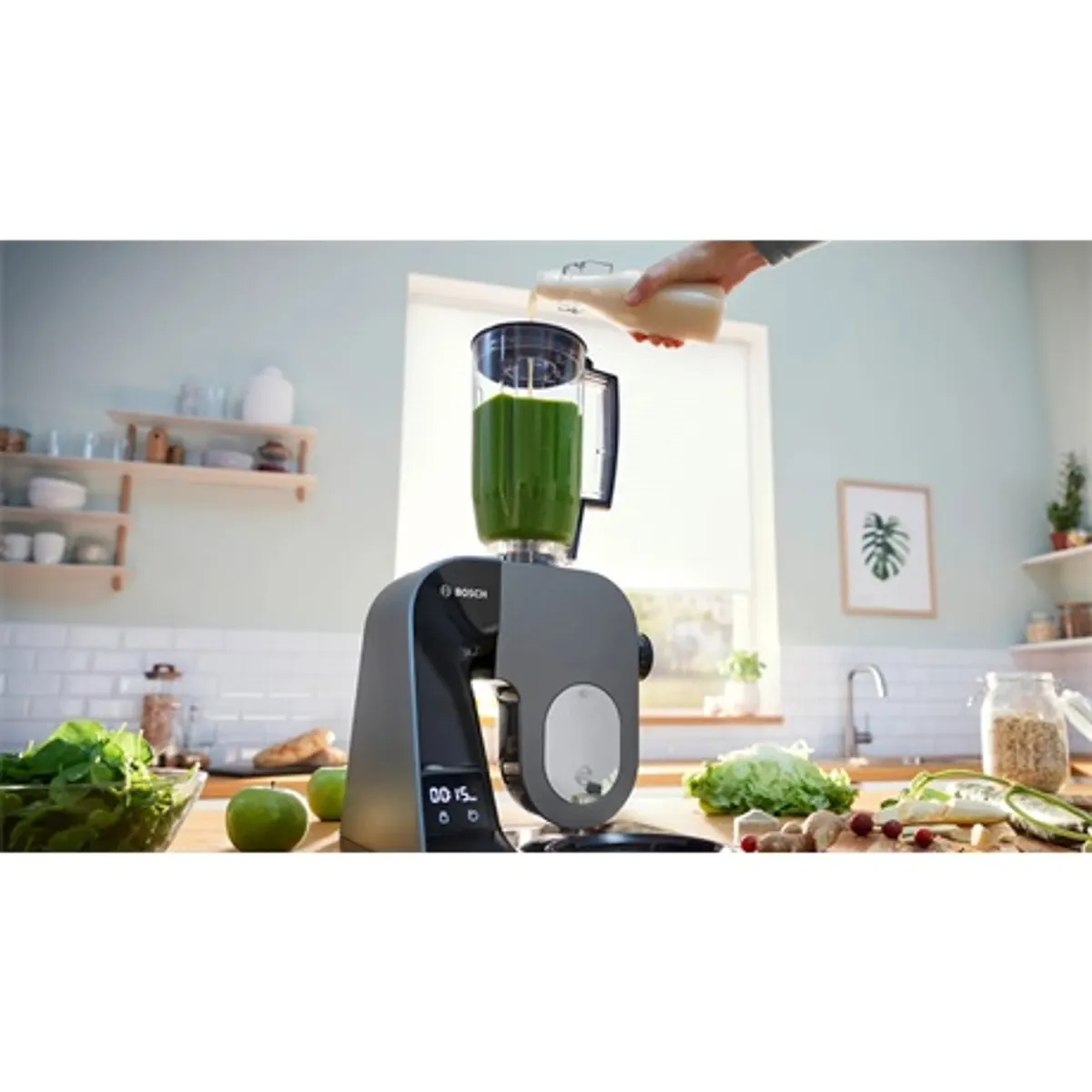Bosch MUM5XC4E Konyhai robotgép 1000W 3,9 l nemesacél tál beépített mérleg 7 fokozat 3D bolygómozgás fekete #6