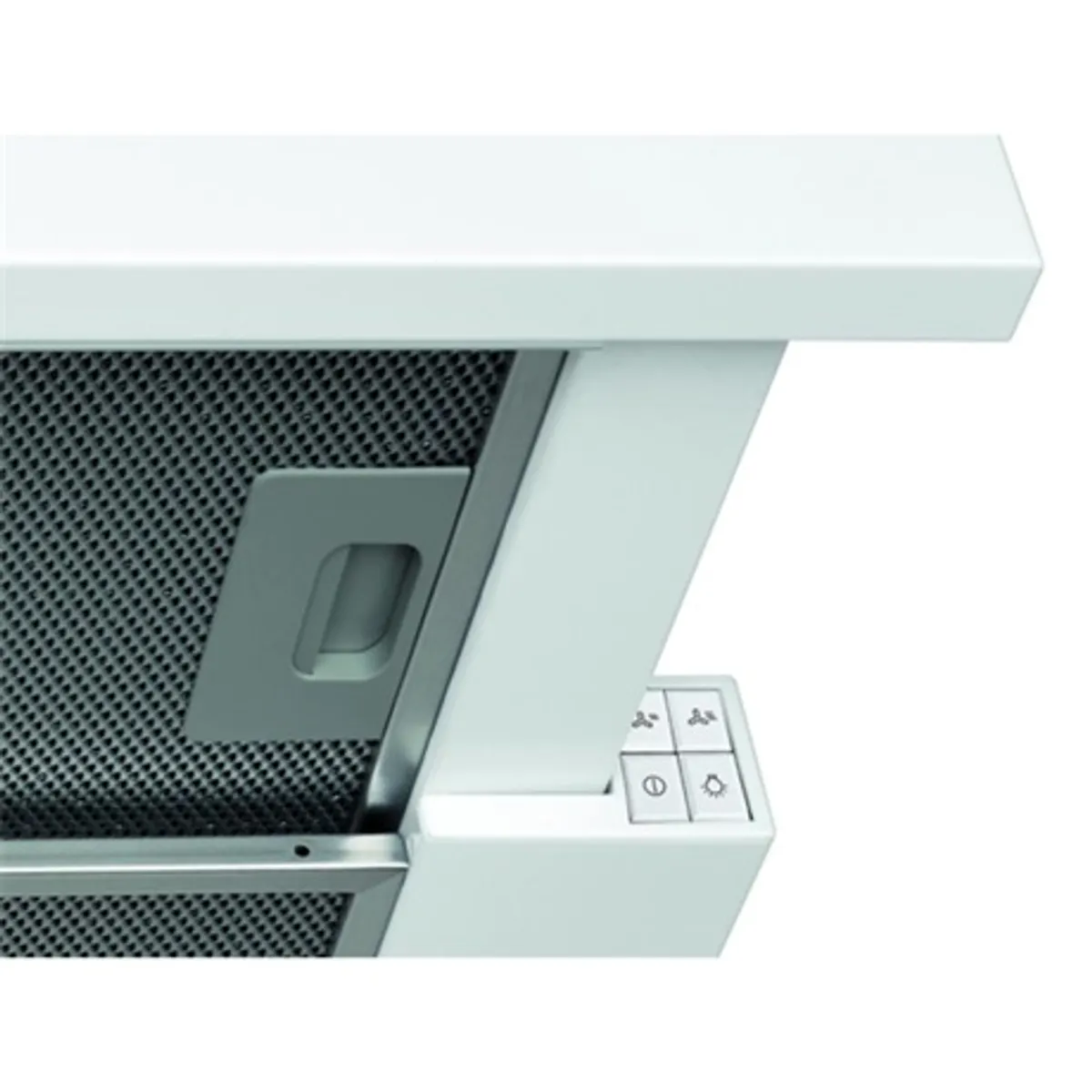 Whirlpool akr 749/1 wh páraelszívó beépíthető 60 cm 1 motor 3 sebesség led világítás aktívszénás és légkivezetéses üzemmód #2