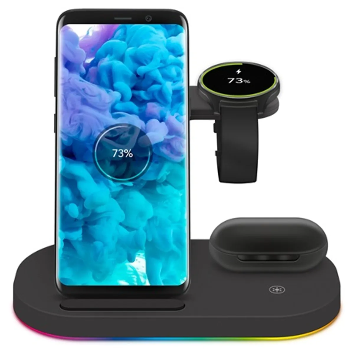 Yenkee YAC 5310 Töltőállomás állványos Qi vezeték nélküli 15W USB-C #4