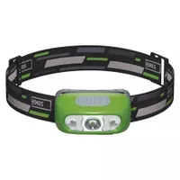 Emos P3534 fejlámpa Cree 230 lm Li-pol micro USB 3-13 h zöld #1