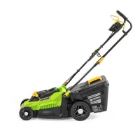 Fieldmann FZR 2033-E elektromos fűnyíró 1400 W, 33 cm, 5 fokozat, 25-70 mm, 30 L gyűjtőedény, lágyított fogantyú, összecsukható fogantyú #3