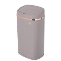 Berlinger Haus BH-9523 szenzoros szemetes 58L keretfedél matt taupe 67x39,5x28 cm #1