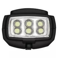 Emos P4518 COB LED szerelőlámpa 380 lm Li-Ion akku 2500 mAh 3 üzemmód IP43 forgatható fogantyú 1 kampó 2 mágnes #4