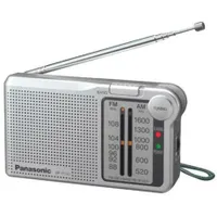 Panasonic RFP150DEGS RFP150 elemes működés, 125 órás üzemidő, egyszerű hangolás, 5.7 cm hangszóró, fejhallgató csatlakozó, zsebbe rakható
