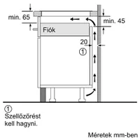 Bosch PVS645HB1E Beépíthető indukciós panel DirectSelect CombiZone PowerBoost Quick Start Home Connect 60 cm 4 zónás #8