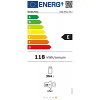 Whirlpool sw8 am2c xr 2 hűtő egyajtós fresh control digitális hőmérséklet-beállítás led világítás multiflow 363 l r600a #3