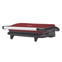 Beper P101TOS002 panini sütő piros 850 W grilllapok tapadásmentes bevonattal működési lámpával csúszásmentes lábak méretei 29,4x10,40x25 cm #5