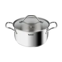 Tefal B8644474 Intuition nyeles lábas fedővel 20 cm rozsdamentes acél indukciós kompatibilitás #1