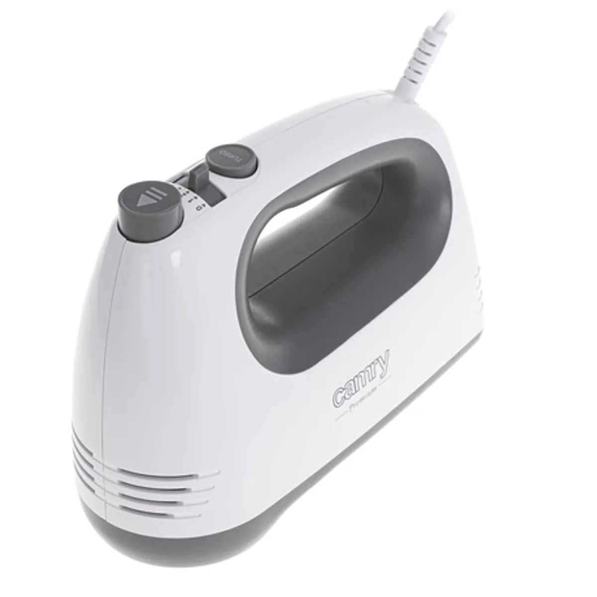 Camry CR4220W kézi mixer 750W 5 fokozat Turbo rozsdamentes acél habverő és dagasztó szárak kivehető és mosható 3 funkció dagaszt mixel habverés #3