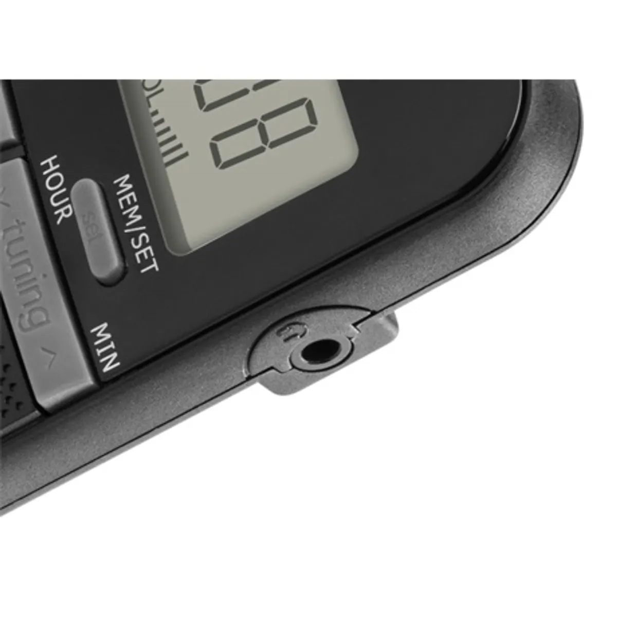Jvc RAE411B zsebrádió LCD kijelző FM és AM tuner 10-10 memória 0,25 W elemről 2x AAA fejhallgató kimenet #7
