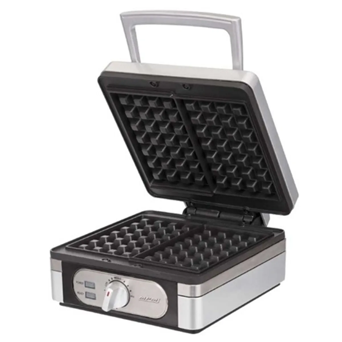 MPM MGO-13 gofrisütő 1400W inox tapadásmentes sütőfelület 2 gofri egy időben automatikus hőmérséklet szabályzó #1